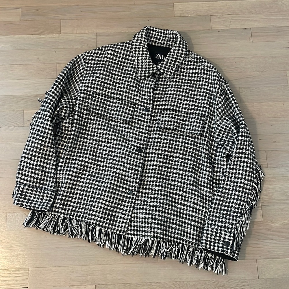 Zara Fringe Shacket